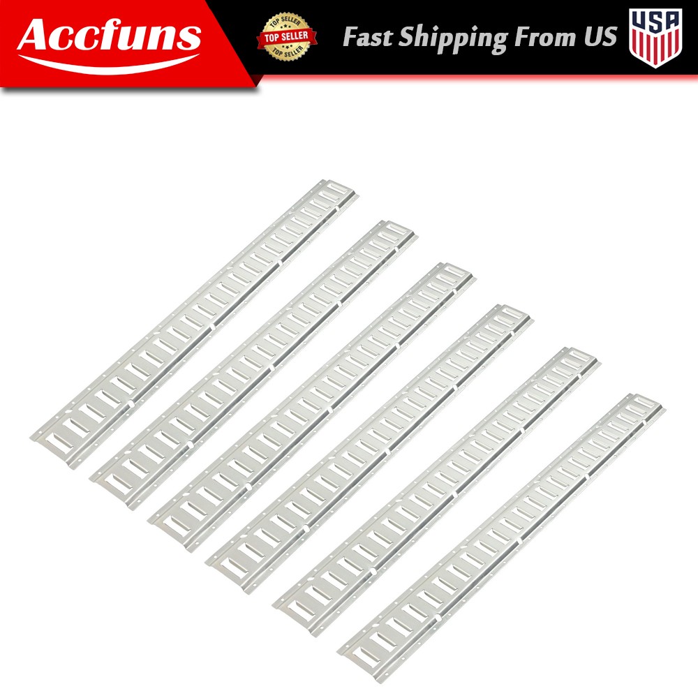 Fit For Garages E Track Tie Down Vans Trailers Rail Kit 4' New 6 Pack