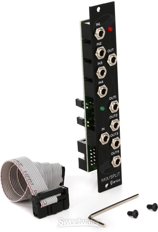 Erica Synths Black Mixer/Splitter v2 Buffered Input Mixer and Buffered Mult