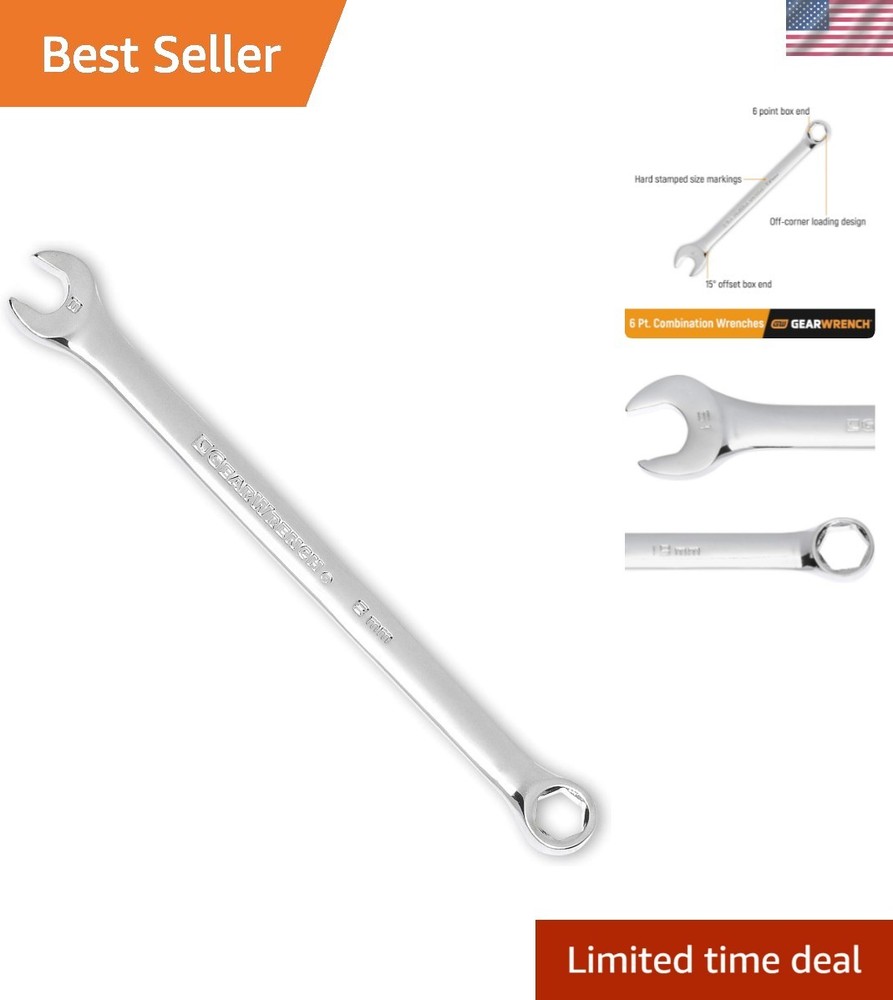 Combination Wrench 8mm, 6 Point- 81756