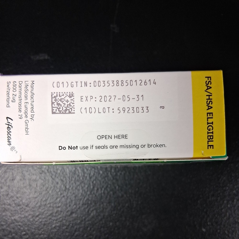 OneTouch Verio 60 Test Strips Exp 05/27