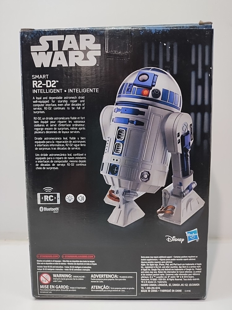 Hasbro Star Wars Smart R2 D2 Droid Bluetooth RC Remote Control Robot