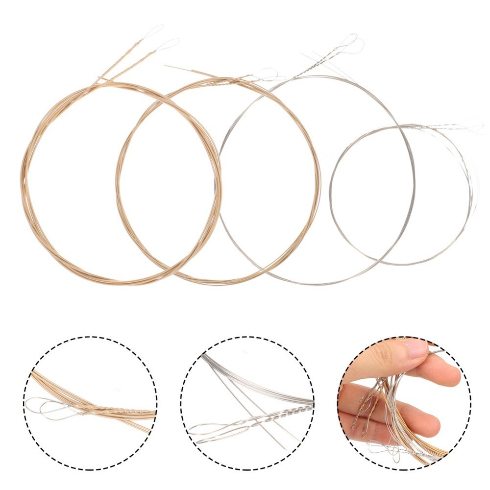 1 Set Mandolin Strings Mandolin Replacement Strings Stainless Steel mandolin