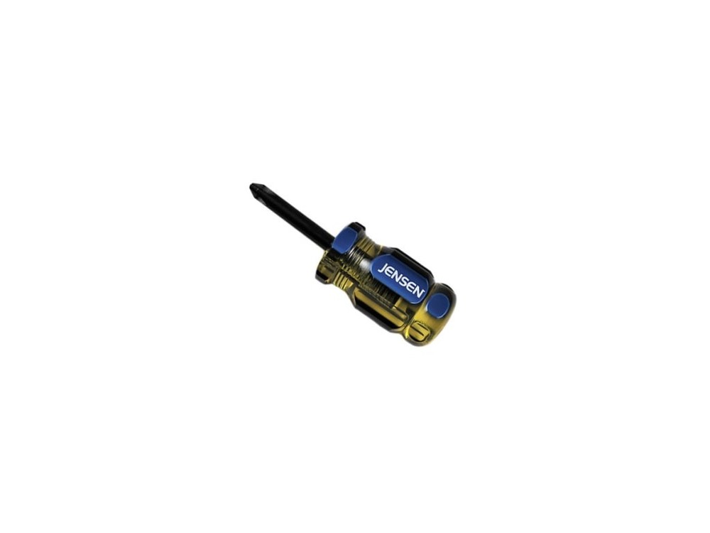 Techni-Pro 487-785 - Stubby Phillips Screwdriver, 1-1/2' Blade Length, # 2 Tip