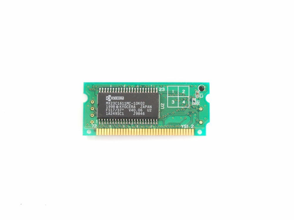 Kyocera PRMEG4019A Printer Fax Data Ram Cache Flash CMOS Memory KP-610A