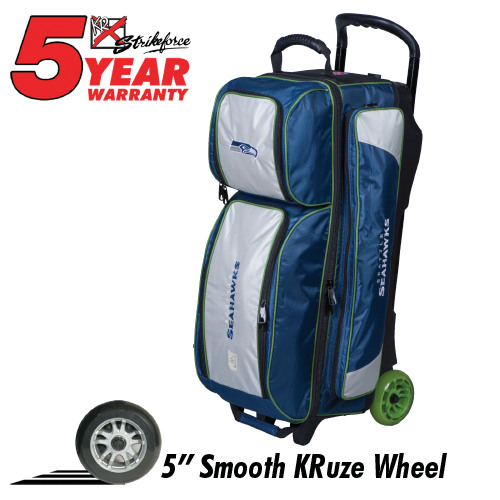 KR Strikeforce NFL Seattle Seahawks 3 Ball Roller Bowling Bag