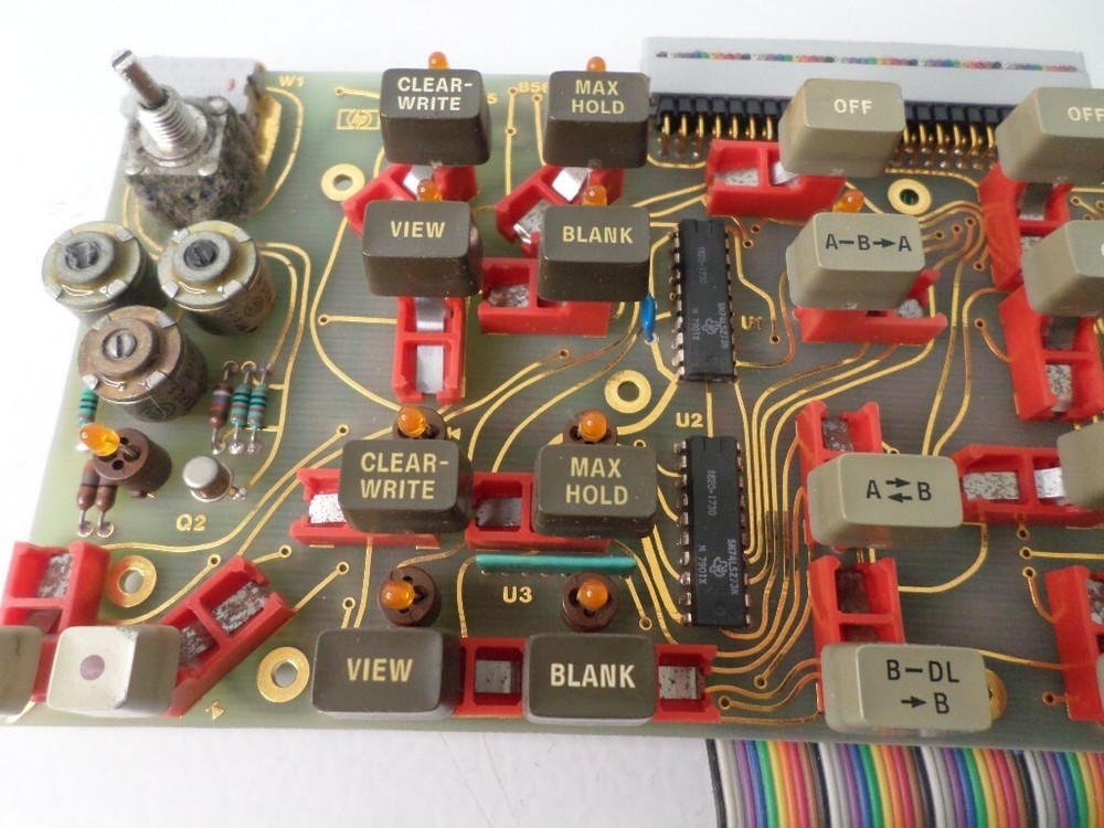 HP Spectrum Analyzer Panel Buttons and Face Frame ** 8500 Series ** Parts Only