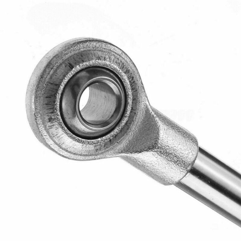 Motorcycle 330mm Black Metal Steering Damper 6 way Adjust Stabilizer Universal