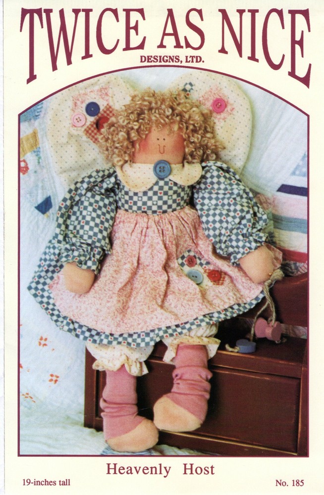 "Heavenly Host" ©1994 Twice as Nice Designs Craft Sewing Pattern # 185 19" Tall