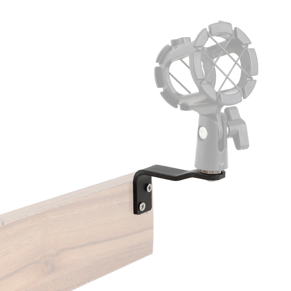 Wall Ceiling Table Mount with 5/8''-27 Male Thread Microphone Mic Clamp Holder