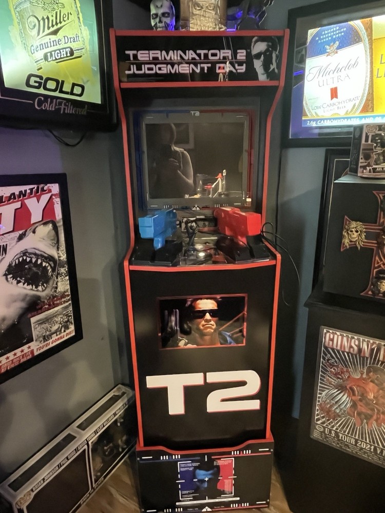 Terminator 2 Judgment Day  Arcade Machine  Home Front Plate for blank area