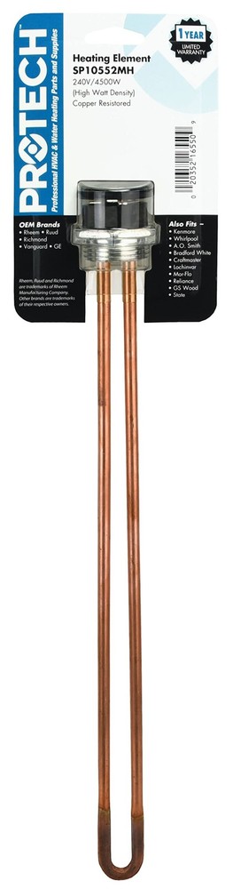 SP10552MH Resistored HWD with Screw-In 240-volt/4500-watt Element