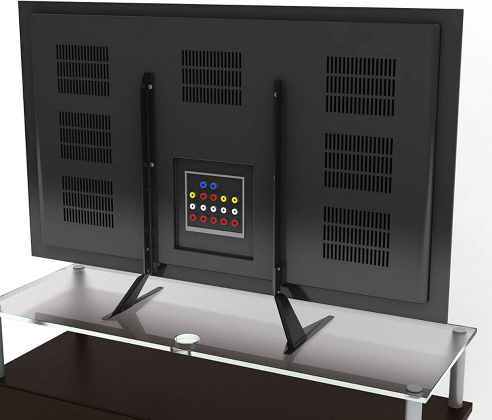 Table Top TV Stand - Universal Adjustable Table Top TV Stand, Adjust Height, Bas