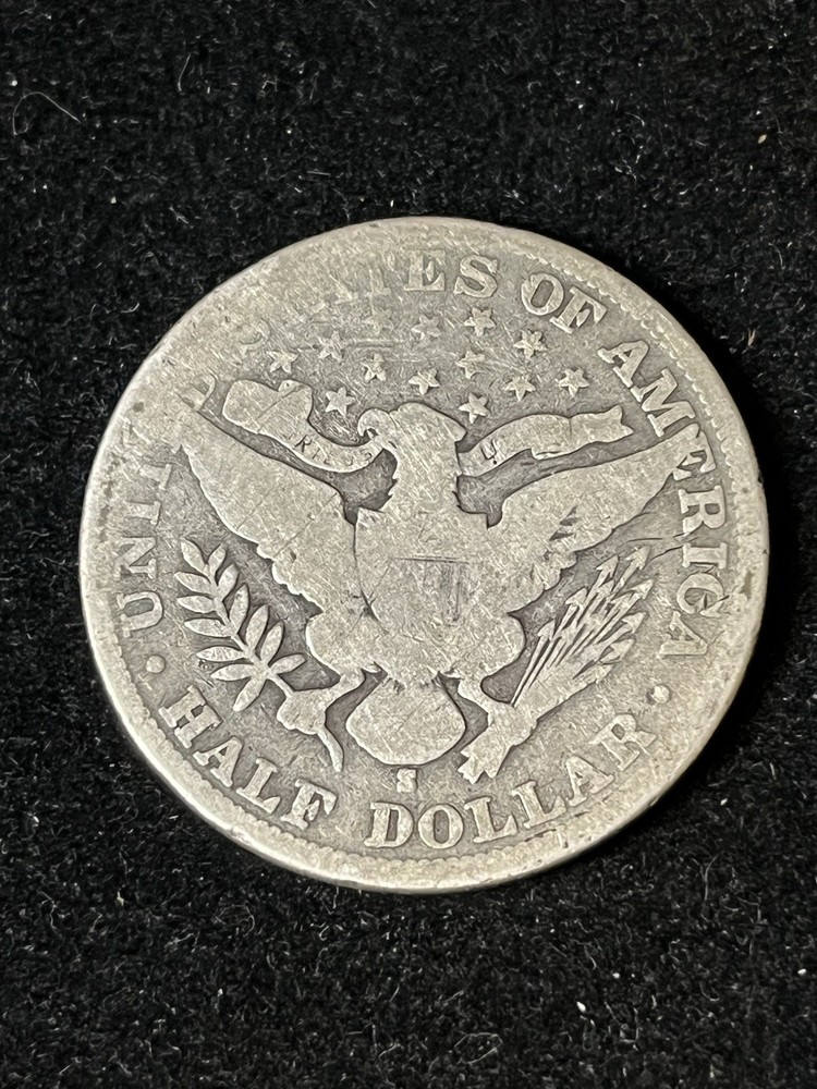 1901 s barber half dollar