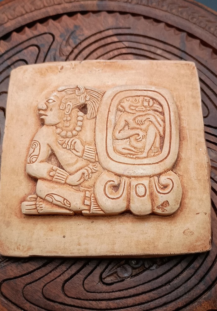 Mayan Ceramic Clay Tile Home Decor.