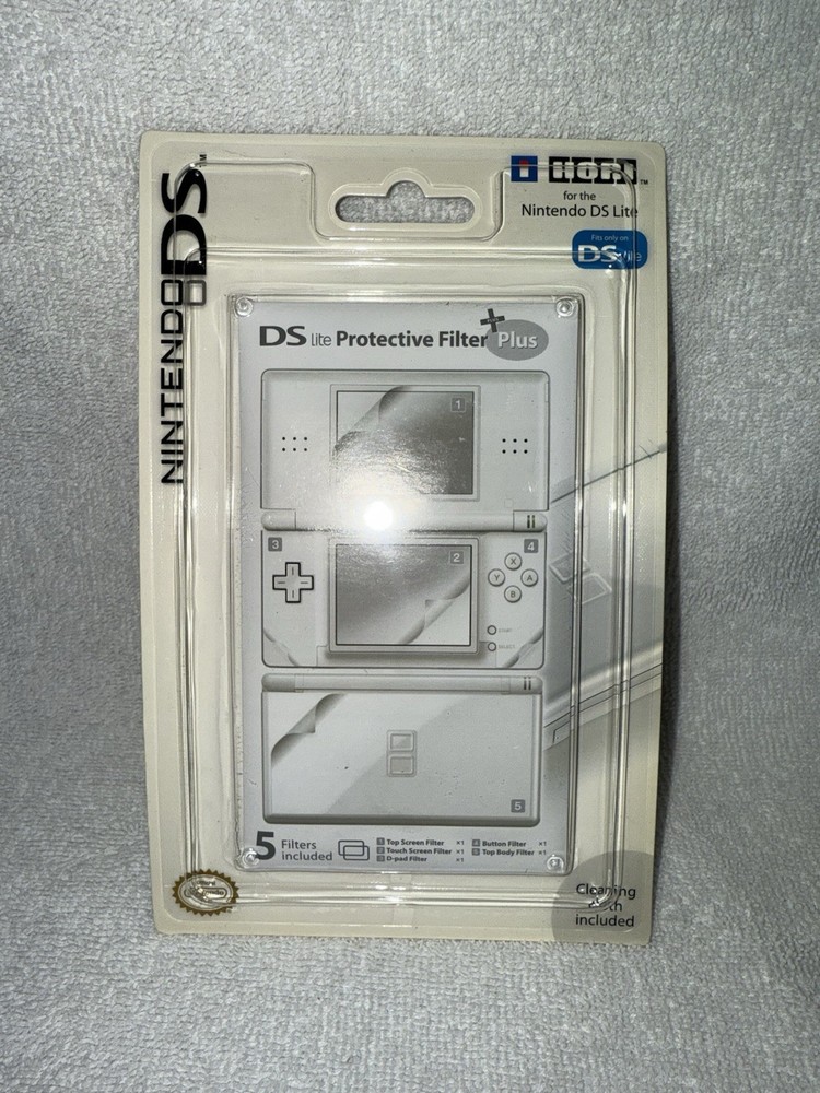 Nintendo DS Lite Protective Filter Plus HORI - NEW SEALED NEVER OPENED!