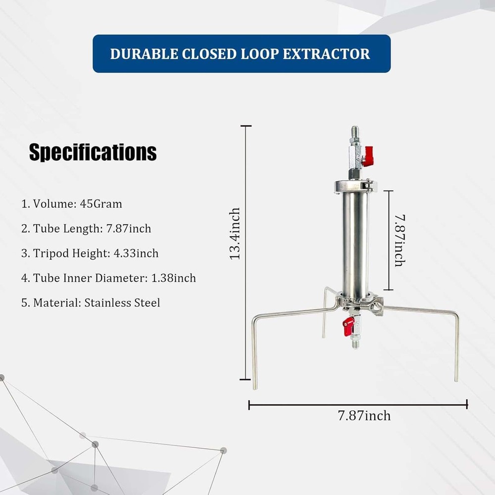 Closed Loop Extractor 45G with Tripod