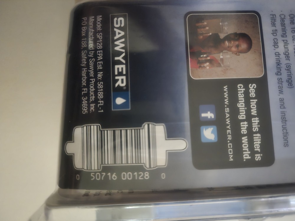 Sawyer Water Filter Sp128 New