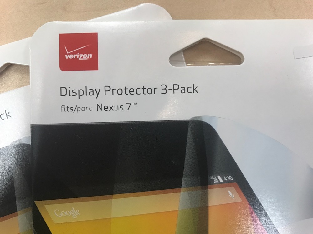 6-Pack Verizon Screen Protector for Nexus 7 (3-Pack X 2)