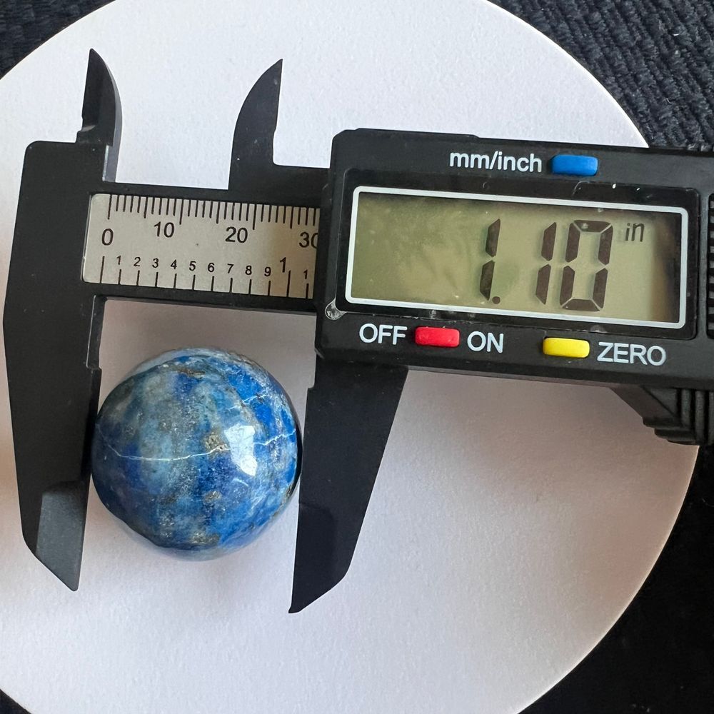 Lapis Lazuli Meditation Sphere UV Reactive