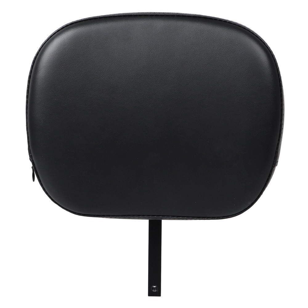 Adjustable Removable PU Leather Driver / Passenger Backrest Back Rest For Harley