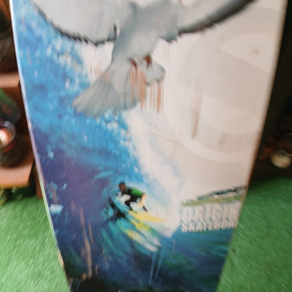 VTG 39" LONGBOARDDECK ONLY BY ORIGIN SKATEBOARDS IUC READ DESCRIPTION