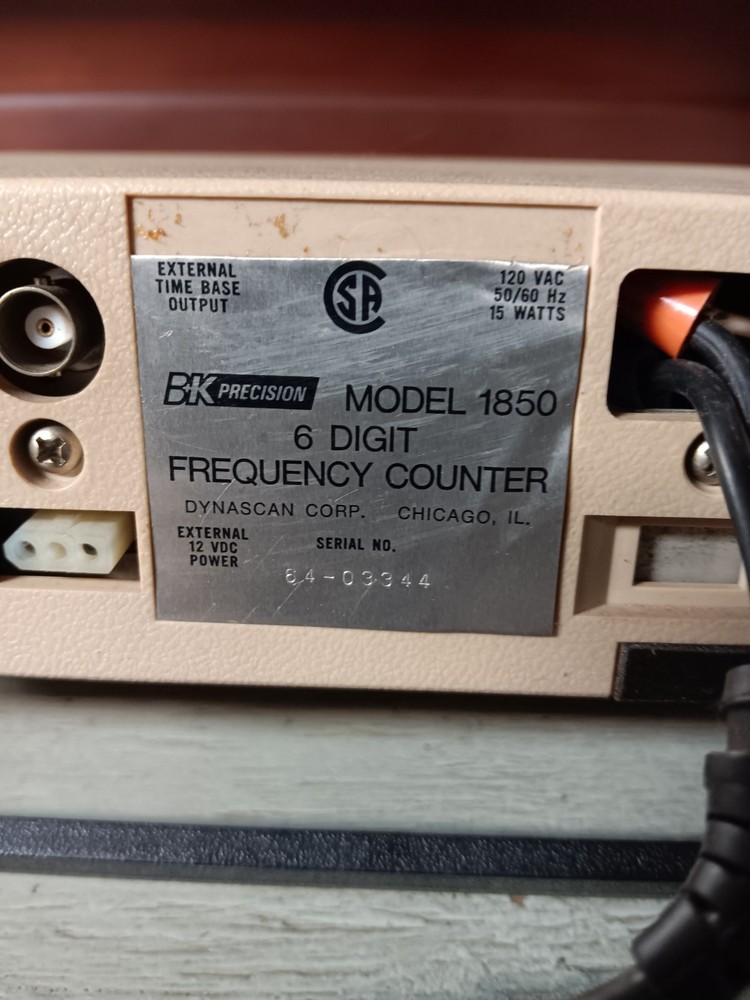 B&K PRECISION 1850 COUNTER