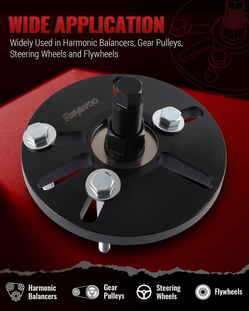 Harmonic Balancer Puller and Installer Tool Set, Works as X-Series