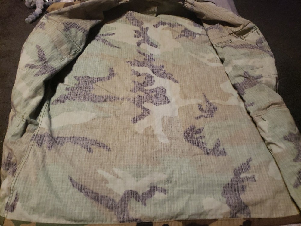 Coat Woodland Camouflage Pattern Combat Medium Regular 1995