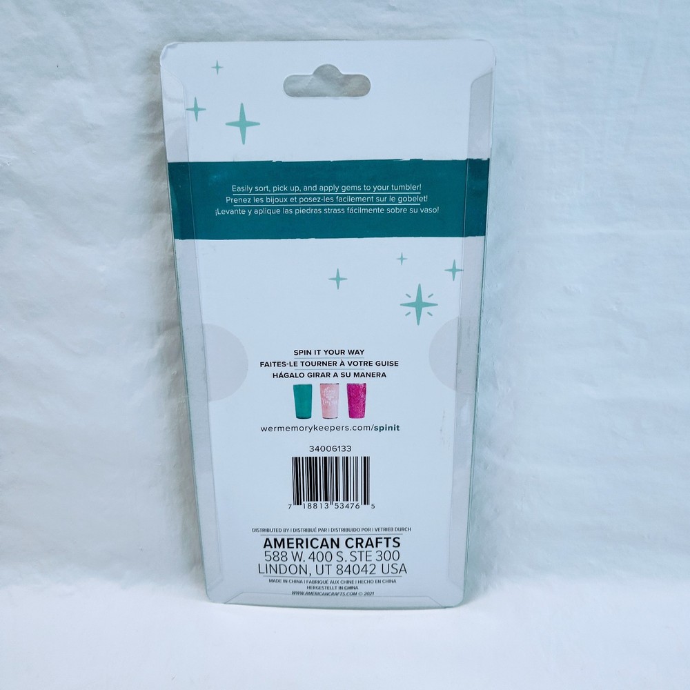 We R Memory Keepers Spin It White Sorting Gem Tray