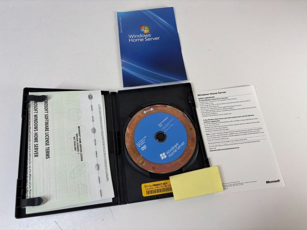 Rare Windows Home Server Software Microsoft 2007 Install Disk Microsoft Store