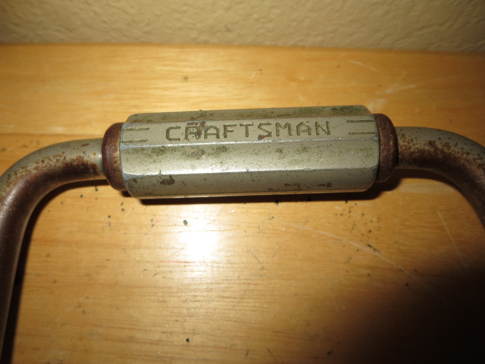 Vintage Craftsman 14" Brace & Bit Hand Drill
