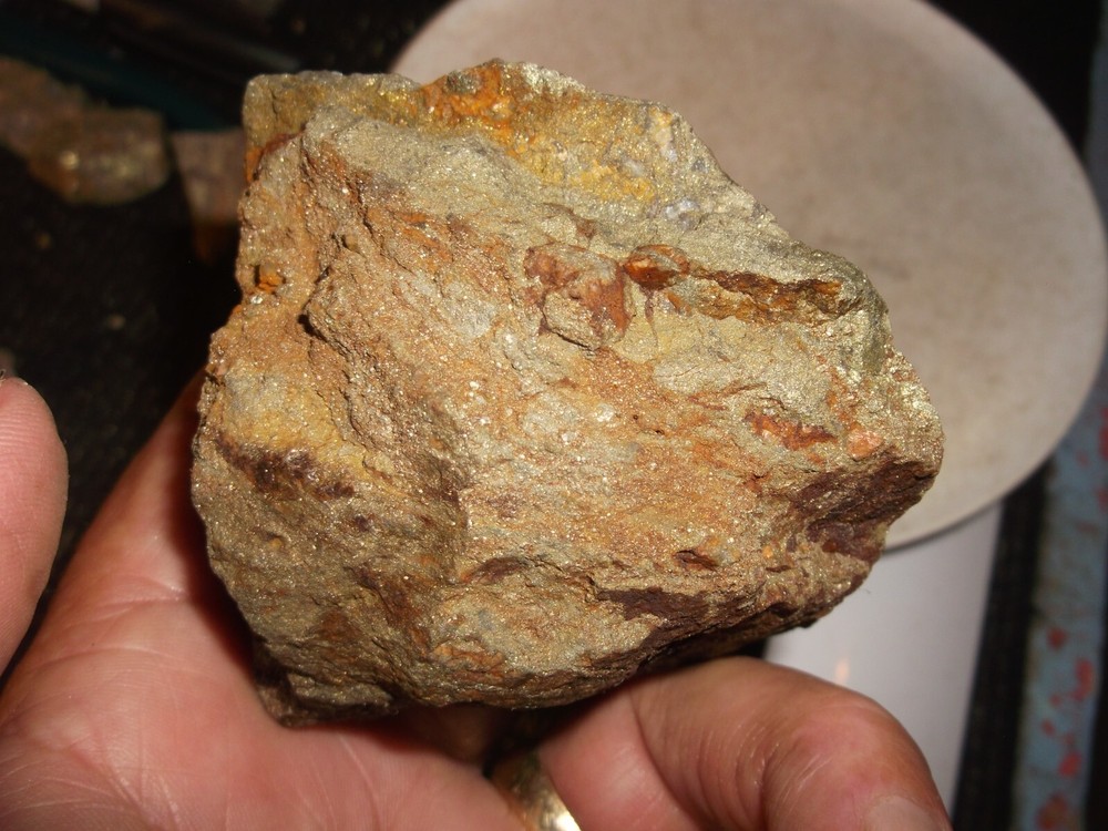 Gold, silver, copper, 379 grams samples ,ore high grade .