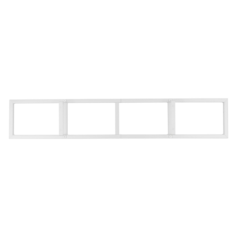 CD DVD Acrylic Boxes Display Rack Video Game Organizer Wall Mount 3 Pack White