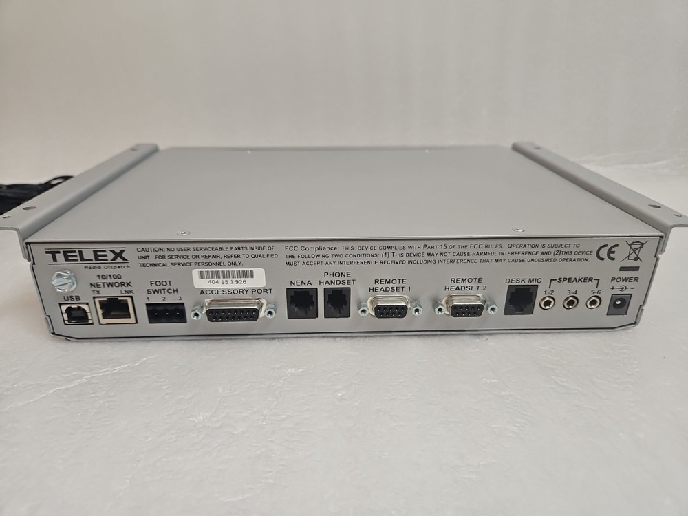 Telex ADHB-4 Advanced Digital Headset Box With AC Power Adapter