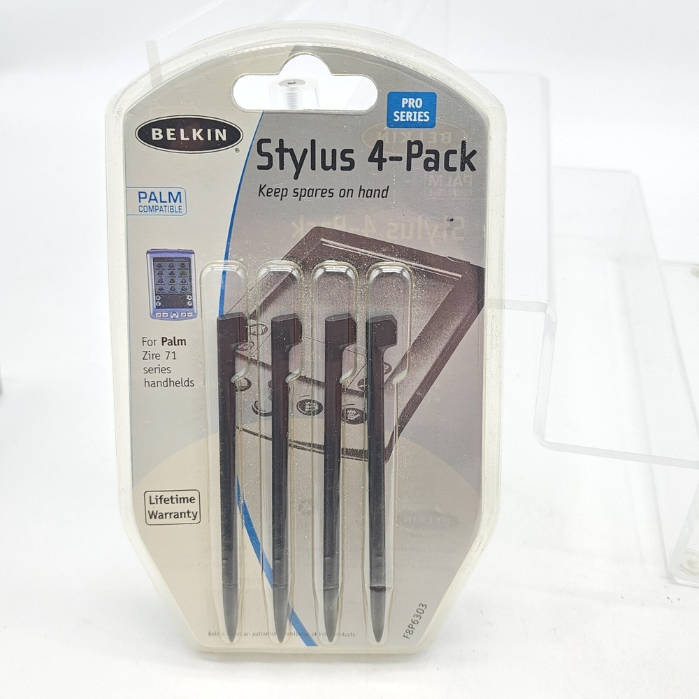 Belkin Pro-Series Stylus 4-Pack for Handhelds New In Package