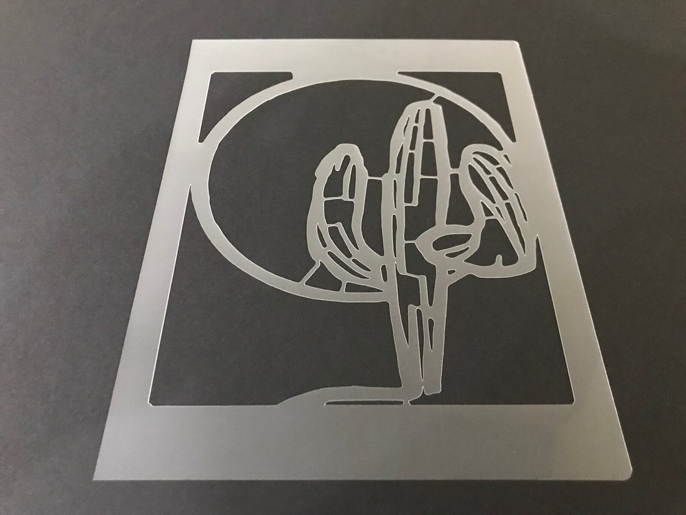 Cactus #9 Stencil 10mm or 7mm Thick, Crafts, Cacti, Desert, Succulent