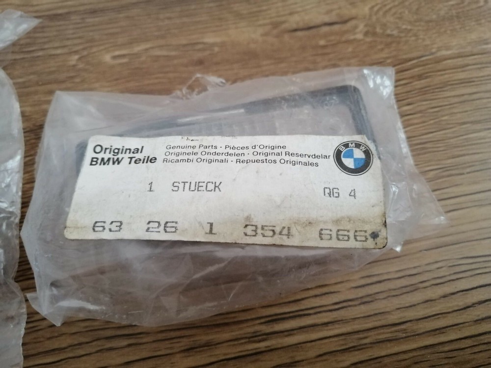 BMW E30, E12, E24, E28, E30, E23, E26, Z1, Registration plate Light, NEW, HELLA