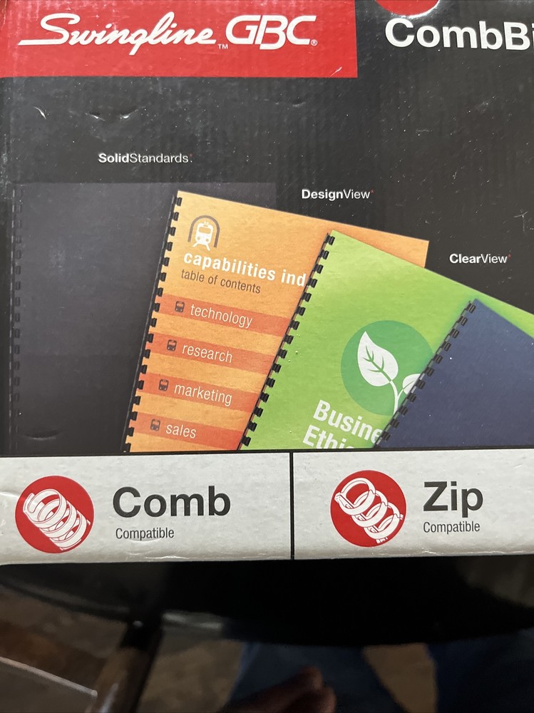 Swingline GBC CombBind Bindmate Binding Machine Zip - 7706170 Machine Only
