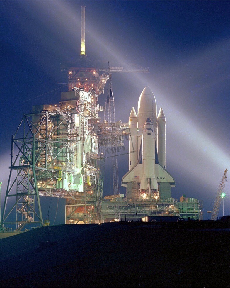 STS-1 Pre-Launch Launch Pad A, Complex 39 Space Shuttle 8X12 PHOTOGRAPH