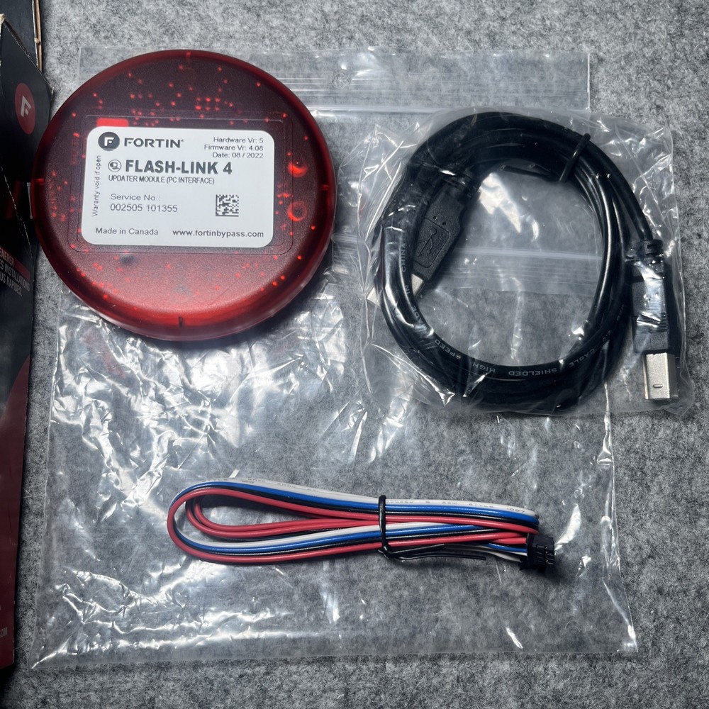 FORTIN Flash-Link Updater 4 Remote Car Starter and Security System NEW Open Box