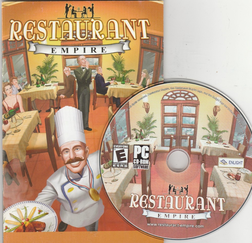 Restaurant Empire PC CD-Rom by Enlight