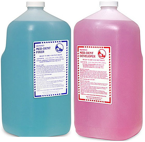X-ray Developer & Fixer Combo-Pak, 2 Gallons Each