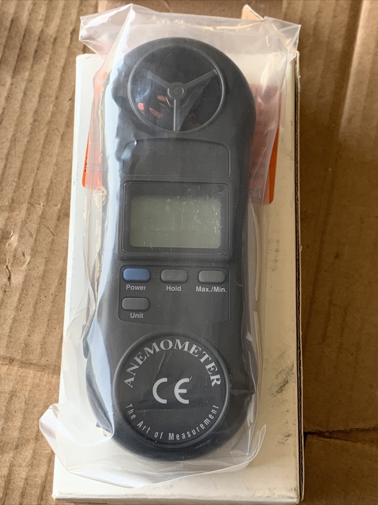 General Tools DAF800 Mini Digital Airflow Meter - Compact Design, Accurate Readi