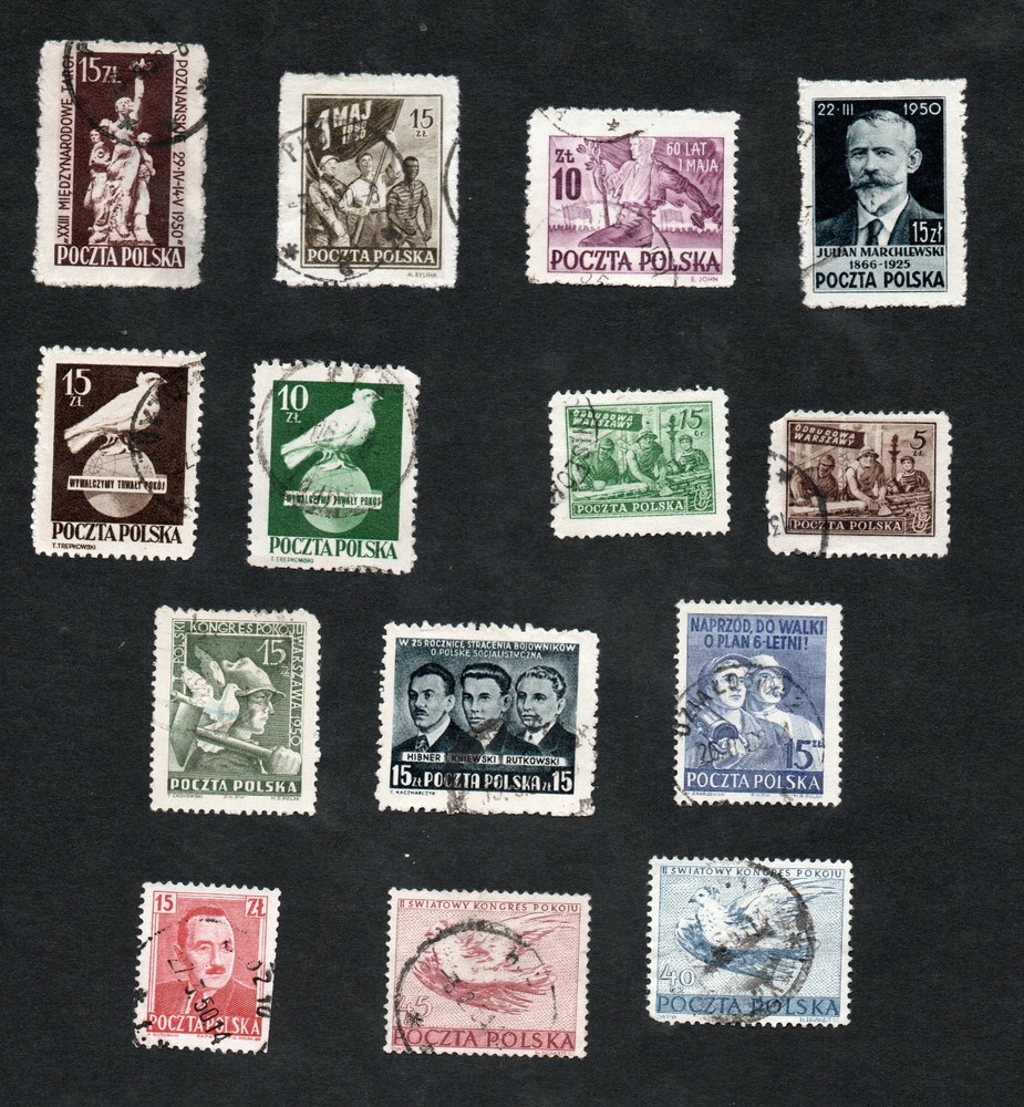 1950    14 stamps - Used