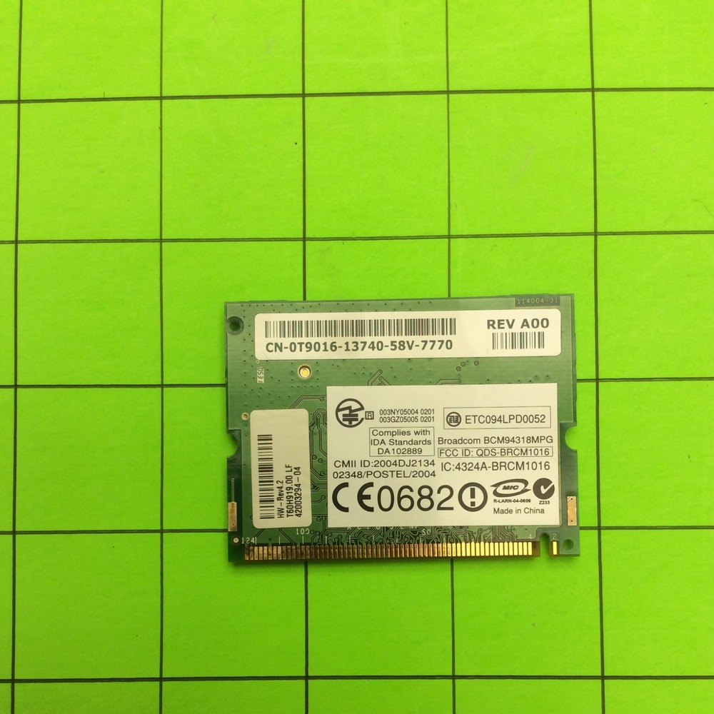 Laptop Computer Broadcom T9016 BCM94318MPG Network Card