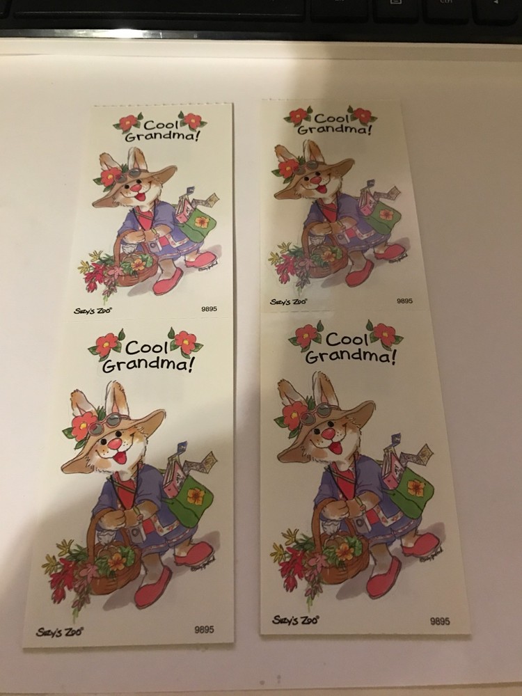 4 suzy's zoo modules stickers