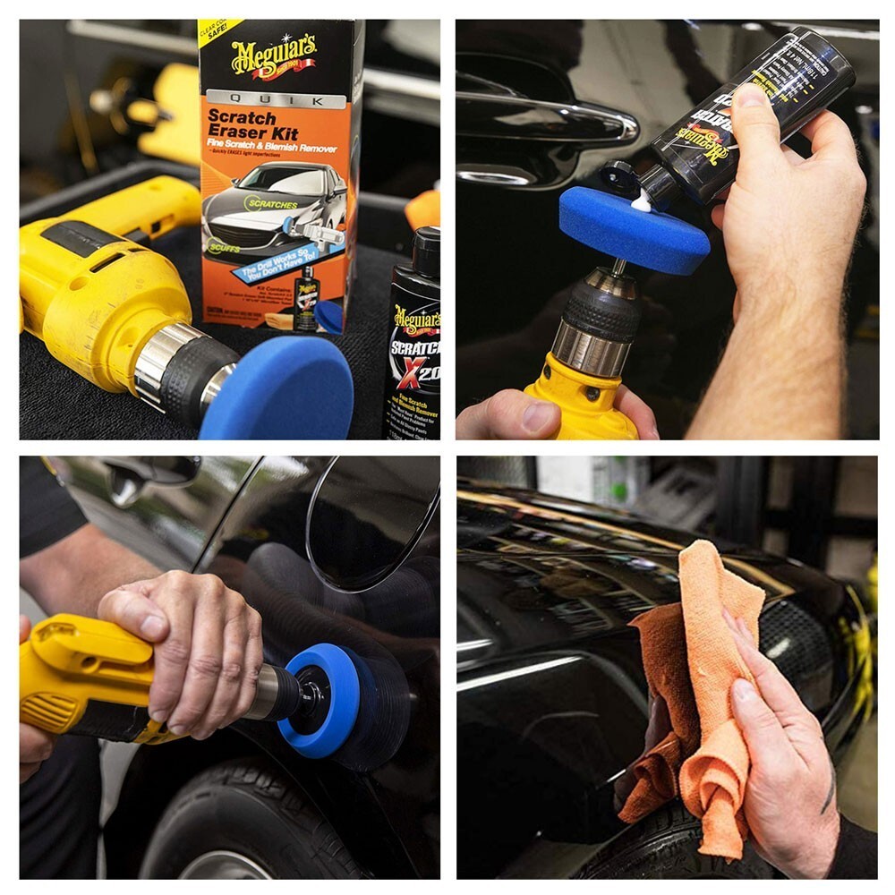 MEGUIAR'S Meguiars Quik Scratch Eraser Kit, Quick Scratch Removal Kit