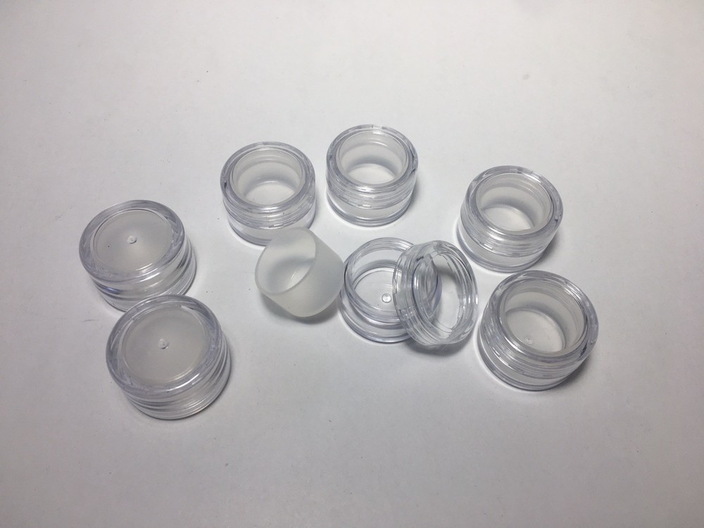 7ml Clear Silicone Liner With Clear Container 10pce Pack