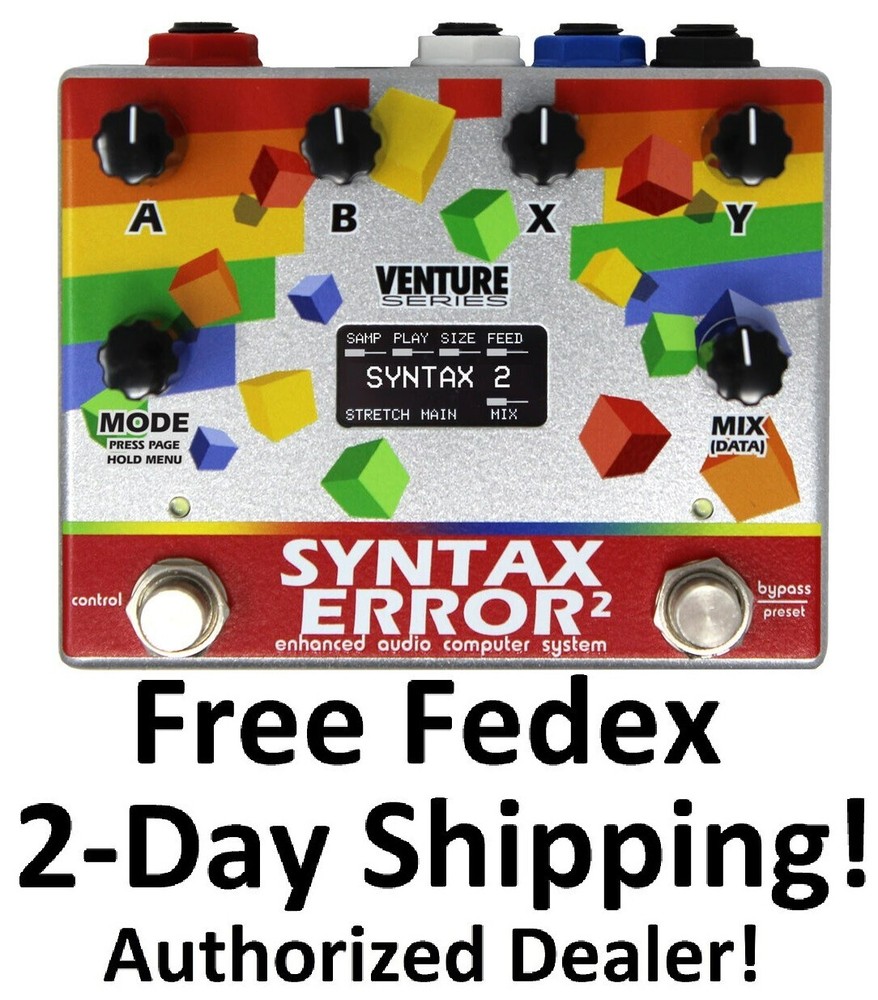 New Alexander Syntax Error 2 Enhanced Audio Computer System Guitar Effects Pedal
