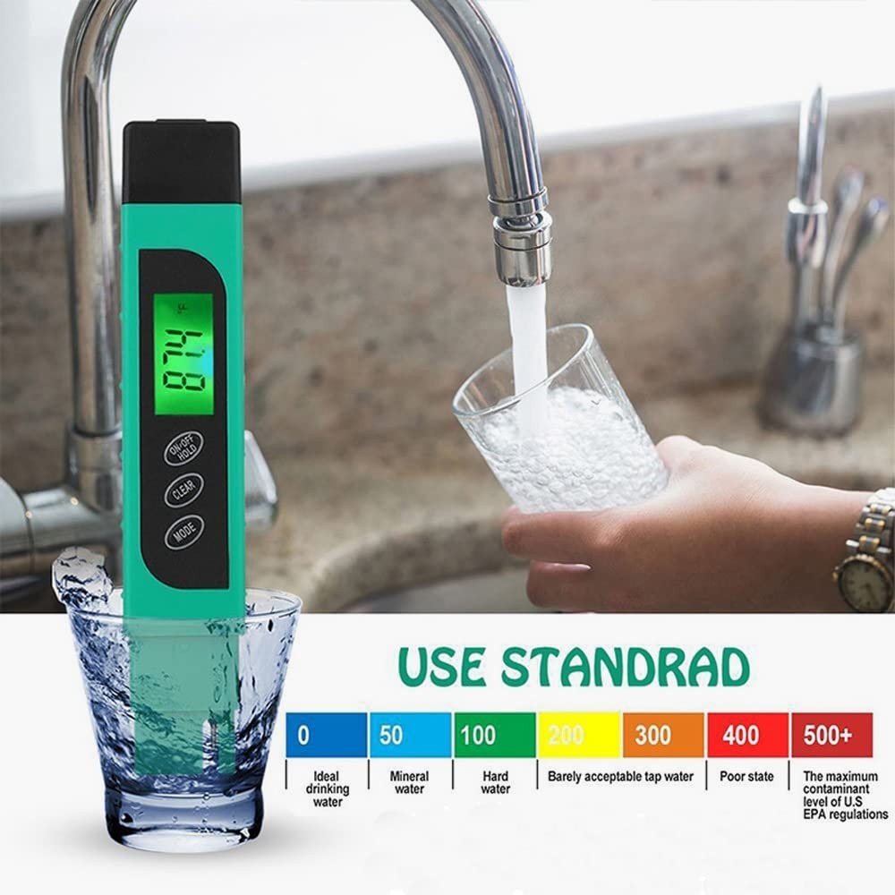 Accurate TDS Testing Meter with Protective Case - Essential for Water Quality